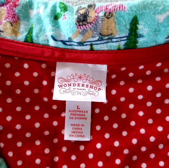 Wondershop Flanel Pajama with Sledding Dogs Print, size L - Picture 12 of 13